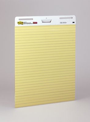 Post-it(R) Self-Stick Easel Pad 561, 25 in x 30.5 in 30 shts/pad Yellow
