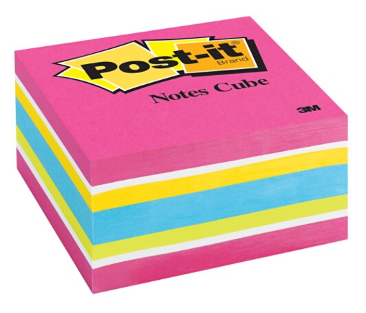 Post-it(R) Notes Cube 2027-RCR 3 in x 3 in