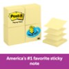 Post-it® Pop-up Notes Value Pack, 3 in x 3 in, Canary Yellow, 24 Pads/Value Pk