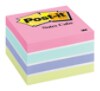 Post-it® Notes Cube, 3 in x 3 in, Pastel Collection, 470 Sheets/Cube