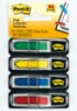 Post-it® Arrow Flags, Primary Colors, 1/2 in Wide, 24/Dispenser, 4 Disp/Pack