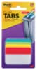Post-it® Tabs, 2 inch Angled Solid, Primary Colors, 6/Color, 4 Colors, 24/Pack