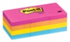 Post-it® Notes, 1.5 x 2 in, Neon Collection, 12 Pads/Pack