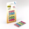 Post-it® Arrow Flags, Bright Colors, 1/2 in Wide, 100/On-the-Go Dispenser