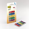 Post-it® Arrow Flags, Primary Colors, 1/2 in Wide, 100/On-the-Go Dispenser