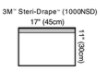 3M™ Steri-Drape™ Small Towel Drape 1000NSD