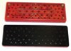 3M(TM) Hookit(TM) Clean Sanding Pad 28531, 70 mm x 198  mm x  12.7 mm 33 Holes Red Foam, 5 per case