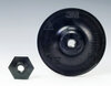 3M(TM) Fibre Disc Backup Pad And Retainer Nut 28530, 4 in x 3/8-24 Internal, 1 per case