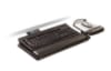 3M™ Adjustable Keyboard Tray AKT180LE with Sit-stand Easy Adjust Arm, Adjustable Platform, 23 in Track and Leatherette Gel Wristrests with Anti-microbial Product Protection