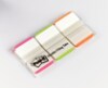 Post-it® Durable Tabs 686L-PGO, 1 in x 1.5 in (25,4 mm x 38,1 mm) Pink, Green, Orange 24 pk/cs