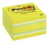 Post-it® Notes Cube, 3 in x 3 in, Assorted Bright Colors, 470 Sheets/Cube