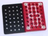 3M(TM) Hookit(TM) Clean Sanding Pad 20435, 3 in x 4 in x 1/2 in 33 Holes Red Foam, 10 per case