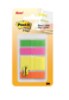 Post-it® Highlighting Flags, Brights, 1 in and 1/2 in Wide, 100/Dispenser