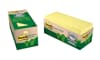 Post-it® Greener Notes, 3 in x 3 in, Canary Yellow, 24 Pads/Cabinet Pack