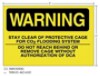 3M™ Diamond Grade™ Firefighting Sign "Warning...DCA"