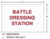 3M™ Diamond Grade™ Damage Control Sign "Battle Dressing Station"