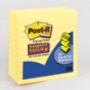 Post-it® Super Sticky Pop-up Notes, 4 in x 4 in, Canary Yellow, Lined, 5 Pads