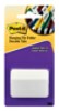 Post-it® Tabs, 2 inch Angled Solid, White, 50 Tabs/Pack