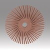 3M™ Radial Bristle Disc 27619, 9/16 in, Polish II, Peach, 48 discs per box, 192 discs per case