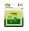 Post-it® Greener Notes, 3 in x 3 in, Sunwashed Pier Collection, 3 Pads/Pack