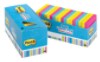 Post-it® Notes, 3 in x 3 in, Assorted Bright Colors, 18 Pads/Cabinet Pack