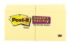 Post-it® Super Sticky Notes, 2 in x 2 in, Canary Yellow, 8 Pads/Pack