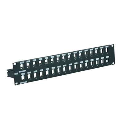 Cat6 RJ45 Keystone Patch Panel - 1U - 32 Port