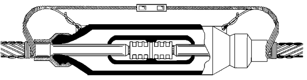 3M™ Molded Rubber QS Inline JCN/CN Splice Kits 5400 Series are inline splices designed for use on 15 kV concentric neutral (CN) or jacketed concentric neutral (JCN) cable. The continuous current rating of each splice is equal to the current rating of the cable it is sized to accommodate. Meets requirements of IEEE 404 for cable joints. Jacketing kit is needed for JCN cable. Each kit makes one splice. Connectors, unless specified, are not included in the kit, and must be ordered separately. Note: Cable sizes shown below are for standard insulation thickness. Final determining factor is cable insulation O.D.