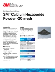 3M™ Calcium Hexaboride Powders (20 Mesh)