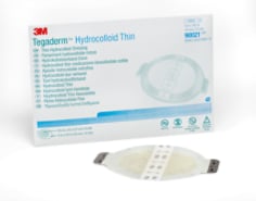 Tegaderm Hydrocolloid Thin Dressing 90021, Oval, Film border