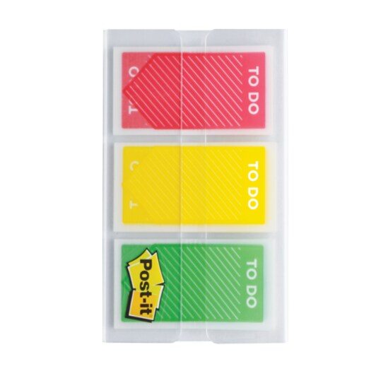 3M™Post-it Index 3 x 20 To Do medium index (red, yellow, green)23,8 mm x 43,1 mm