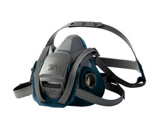 3M™ Rugged Comfort Quick Latch Half Facepiece Reusable Respirator 6503QL