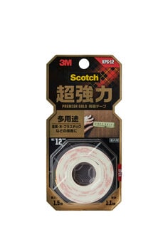 スコッチ® 超強力両面テープ プレミアゴールド KPG-12