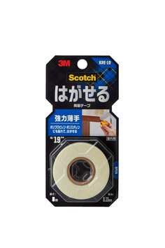 スコッチ® はがせる両面テープ 強力薄手 KRE-19
