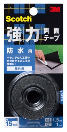 스카치™ 강력 폼 양면 테이프 DIY JP, 방수