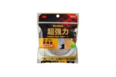 スコッチ® 超強力両面テープ プレミアゴールド スーパー多用途 薄手 SPU-19