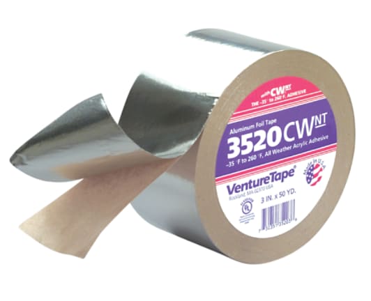 Image result for when was metal backed HVAC tape developed