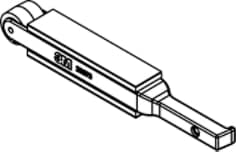 3M™ Arm til båndsliper, Lang og bred arm, 19mm x 520mm, 1 stk/krt