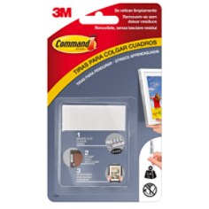 Tiras para Pendurar Quadros Command™ Branco 4 x 2 Tiras Médias 5,4 kg