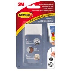 Tiras para Pendurar Quadros Command™ Branco 4 x 2 Tiras Grandes 7,2 kg