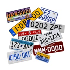 HD License Plates