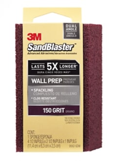 3M(TM) SandBlaster(TM) Dual Angle Sponge 9562-SDW 150 grit