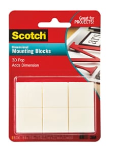 Scotch(r) Dimensional Mounting Blocks