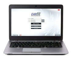 EARfit™ Dual-Ear Home Screen on Laptop