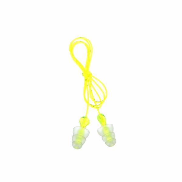 Tri-Flange Corded Earplug