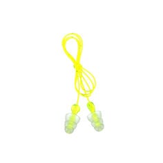 3M™ Tri-Flange™ Earplugs P3000, Corded, 400 Pair/Case - Frontside