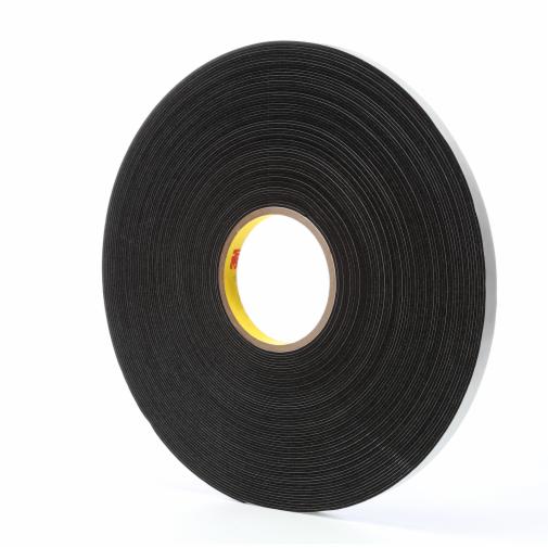 3M™ Vinyl Foam Tape 4516 Black, 1/2 in x 36 yd