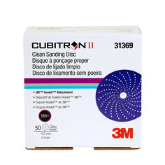 Cubitron™ II Clean Sanding Hookit™ Abr Disc, 31369, 5 in, 180+