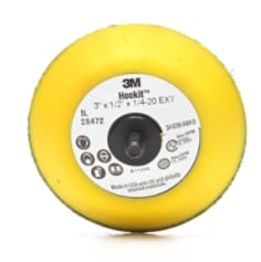 3M(TM) Hookit(TM) Disc Pad 28472, 3 in x 1/2 in 1/4-20 External