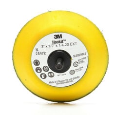 3M(TM) Hookit(TM) Disc Pad 28472, 3 in x 1/2 in 1/4-20 External